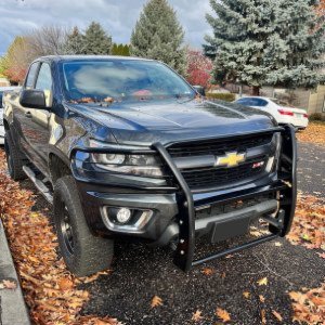 Front-end finesse! The Grille Guard on Chevrolet Colorado speaks volumes – tough, stylish, and ready for action.