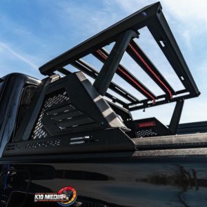 Ready to tackle any challenge! 💥 Equip your Jeep Gladiator with our Blackhorse Off Road Armour II Roll Bar with Basket and let the adventures begin.