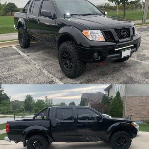 Nissan Frontier - Classic Look Upgrade with Black Horse Off Road Classic Roll Bar