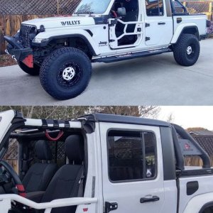 Classic Roll Bar On Jeep Gladiator Willys Sport