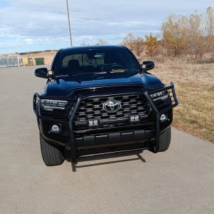 Your Tacoma's shield, Our Grille Guard has got your back! ⚔️