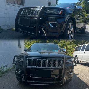 When adventure calls, answer with confidence. #BlackHorseGrilleGuard #JeepGrandCherokee