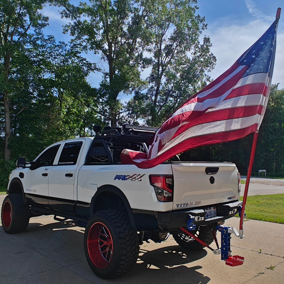 Maximize your truck's potential with the ATLAS Roll Bar Ladder Rack!