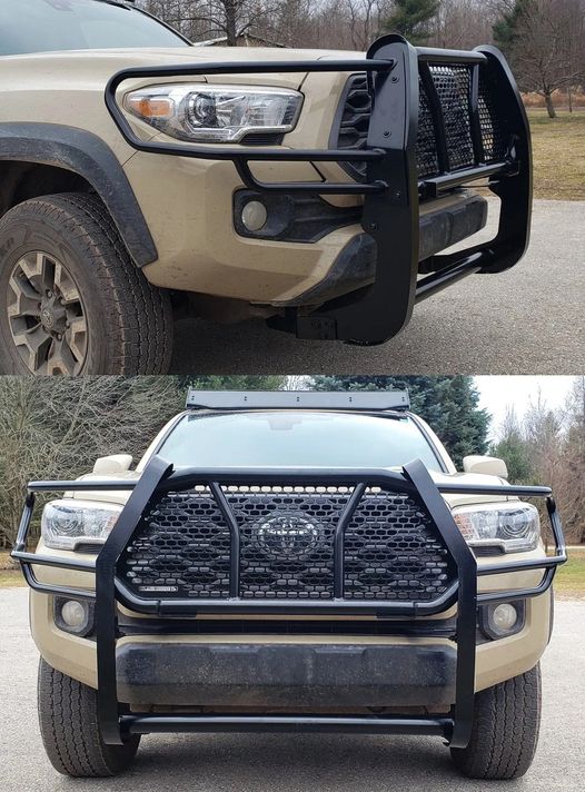 Rugged Heavy Duty Grille Guard For Toyota Tacoma